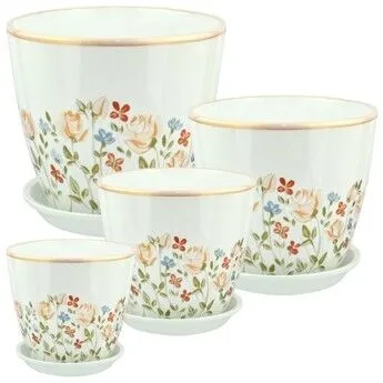 Горшок керамический Бутон РС173 Прованс (2-й из набора),15х15см, 2л; Россия