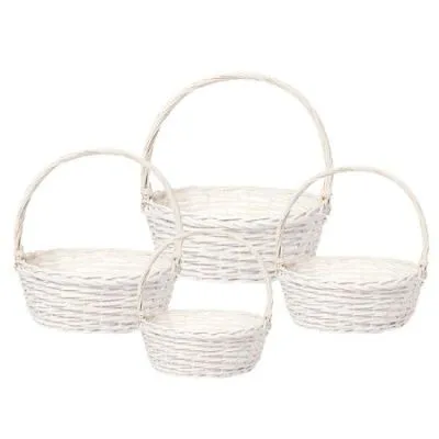 Корзина плетеная 567279 (№3 из 4шт.), (ива), 45*16*45см