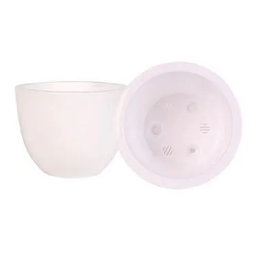 Горшок пластиковый Орион, белый, 2,3л; Россия