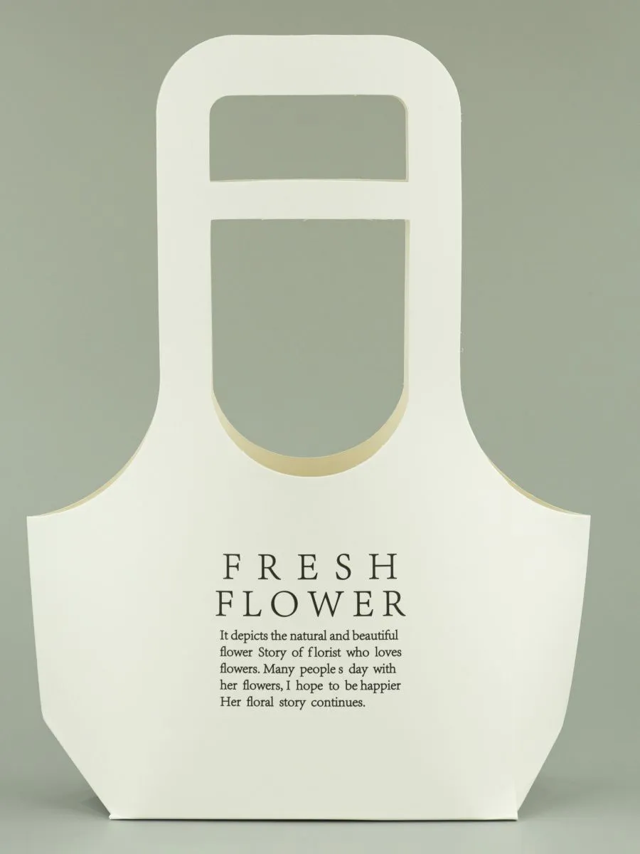 картинка Сумка Фреш прямоугольная, белая, 22x10x40см; Китай от магазина Флоранж