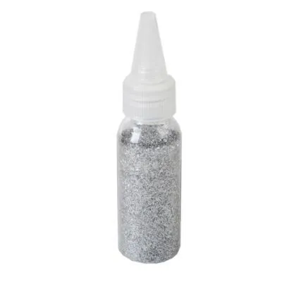 картинка Блестки в баночке, 20г, серебряный от магазина Флоранж