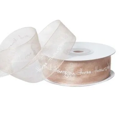 картинка Лента органза Письмо, 25ммх25у; Китай от магазина Флоранж