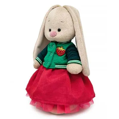 Игрушка Зайка Ми в бомбере с земляничкой (малый) StS-660