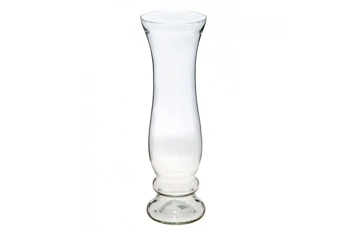 Ваза стеклянная Вираж, 31х10см, 1,1л; Россия