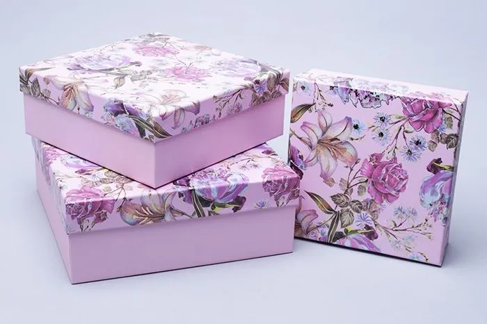 Коробка Квадрат (3-й из набора) 23*23*10cm; Китай