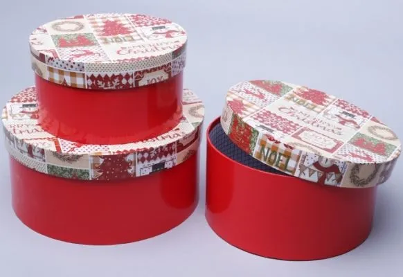 Коробка Цилиндр НГ 75203 (2-й из набора); Китай