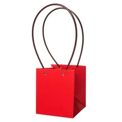 картинка Сумка Мастхэв 13x12,5xH15см, красный от магазина Флоранж