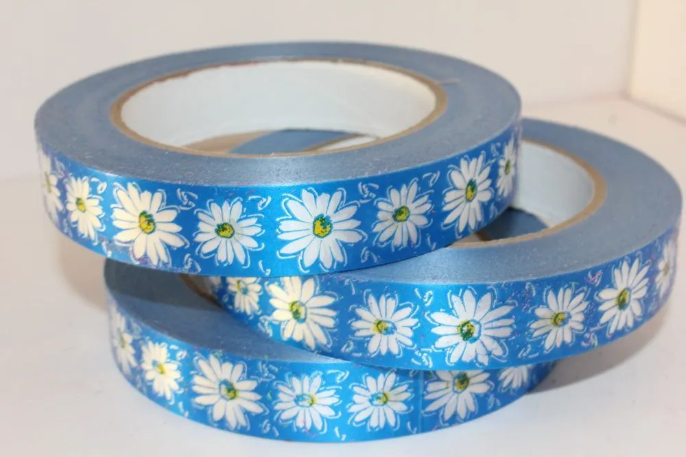 Лента пластик Ромашки, 2смх50м; Россия