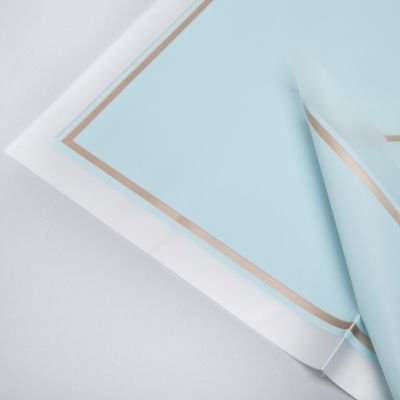 картинка Пленка лист матовая Кант, небесный, 58смх58см; Китай от магазина Флоранж