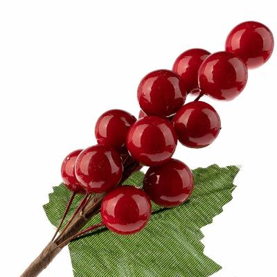 картинка Ягоды на вставке (пластик),14см красный от магазина Флоранж