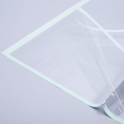 картинка Пленка лист прозрачный с цветной окантовкой, , зеленый, 58смх58см; Россия от магазина Флоранж