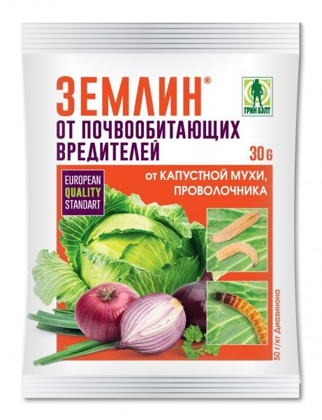 Инсектицид от проволочника Землин (пакет), 30г