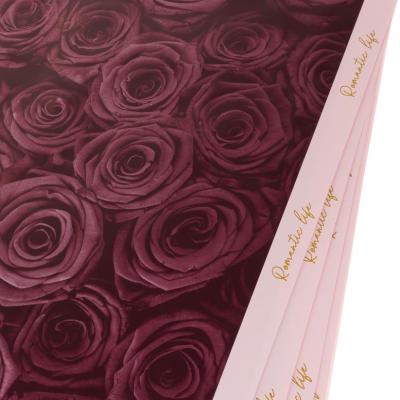 картинка Пленка лист дизайнерской бумаги Цветы, микс 57x50 см; Китай от магазина Флоранж