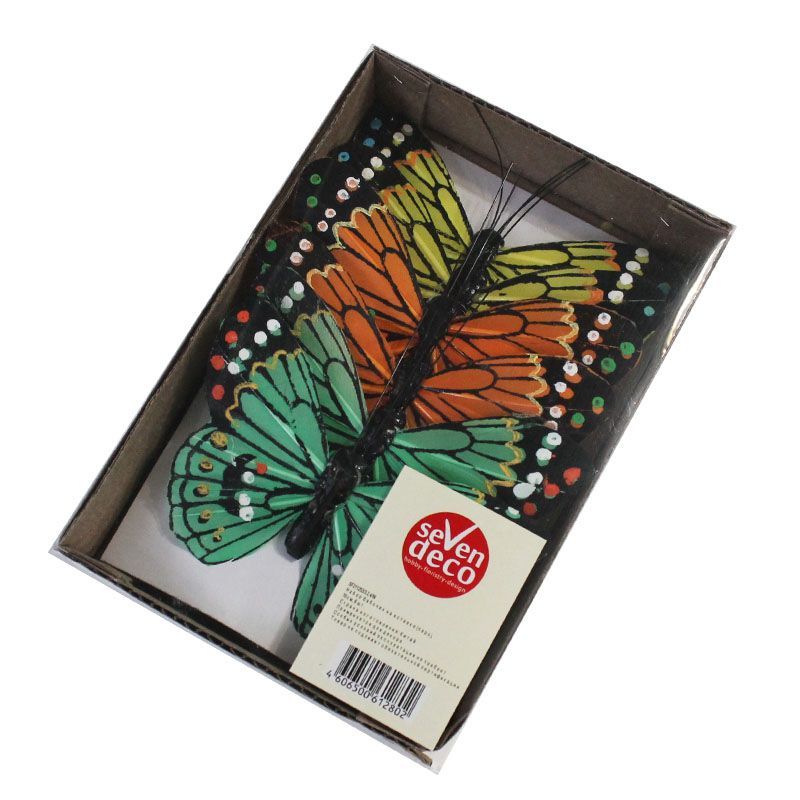 картинка Набор вставок Бабочка (перо), 10см, (6шт) от магазина Флоранж