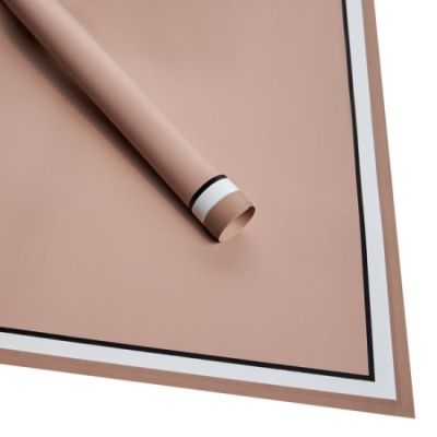 картинка Пленка лист матовая Цветная геометрия, бежевый, 60смх60см; Китай от магазина Флоранж