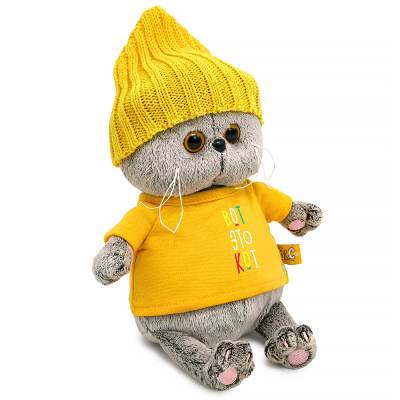 Игрушка Басик BABY в футболке "Вот это кот" BB-153