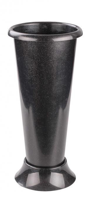 картинка Вазон для цв под срезку Тропики, черный,  200мм*425мм /Россия от магазина Флоранж