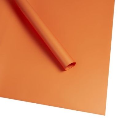 картинка Пленка лист матовая Нужна и Точка 60х60см, темно-оранжевый, 65мкр; Вьетнам от магазина Флоранж