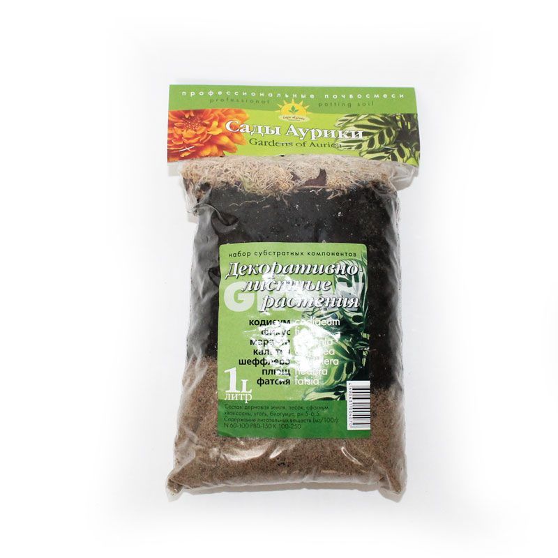 картинка Субстратный компонент Декоративно лиственные, 1л от магазина Флоранж