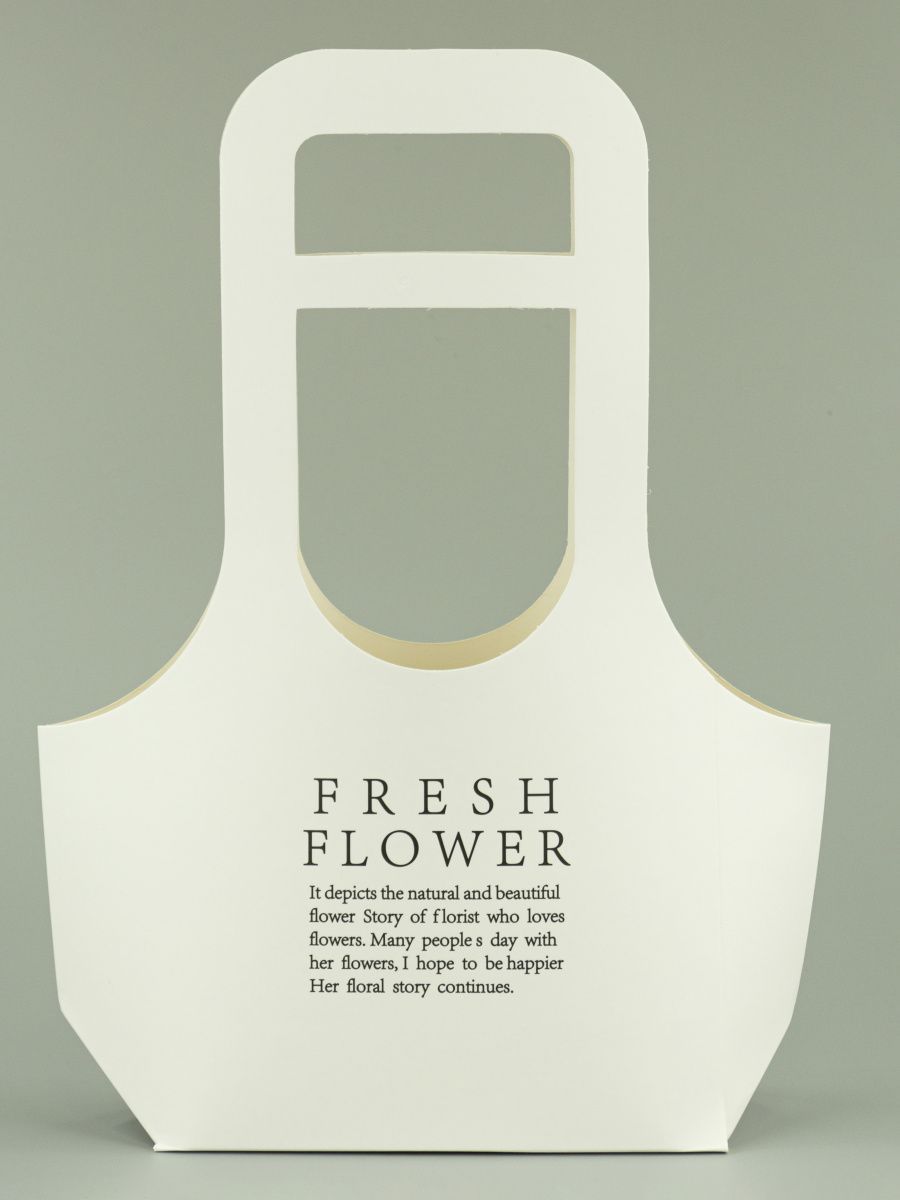 картинка Сумка Фреш прямоугольная, белая, 22x10x40см; Китай от магазина Флоранж