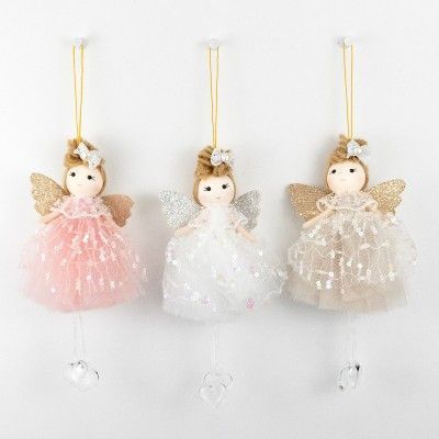 картинка Украшение подвесное Ангел, H18х4х3см в ассортименте от магазина Флоранж