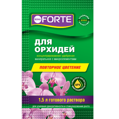 Удобрение для орхидей Здоровье, пакет, 10мл; Бона Форте