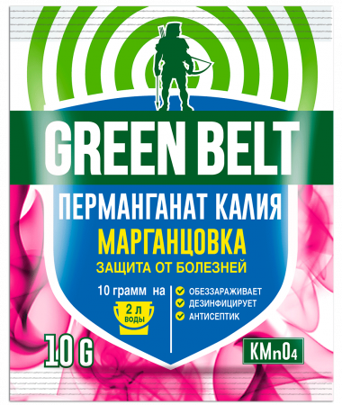 Средства защиты сад перманганат калия GREEN BELT  10гр; Техноэкспорт