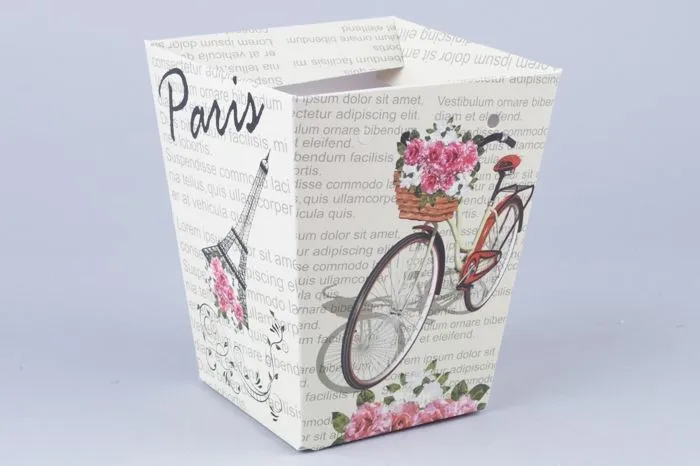 картинка сумка Плайм 69970  для цветов H150 D120/90 Велосипед от магазина Флоранж