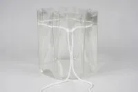 картинка Сумка ваза пластиковая прозрачная 16,5х16,5см от магазина Флоранж