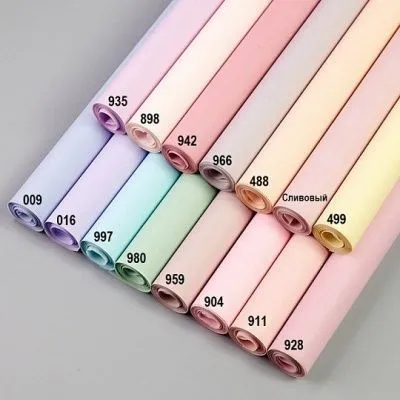 Рулон пленка тонированная PASTEL, 60см, теплая марсала; Россия