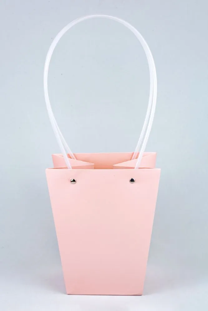 картинка Сумка Мастхэв прямоугольная, светло-розовая, 17х11,5х20см; Китай от магазина Флоранж